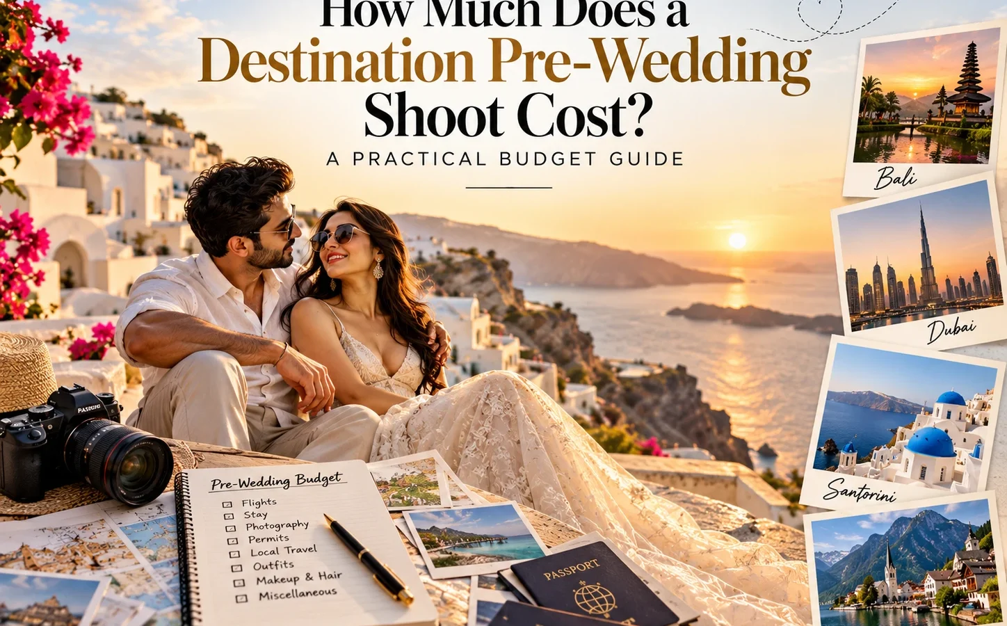 Destination Pre-Wedding Shoot Cost